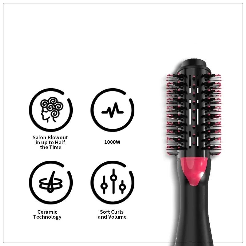 One-Step Hair Dryer Brush: Professional 1000W Styler and Volumizer