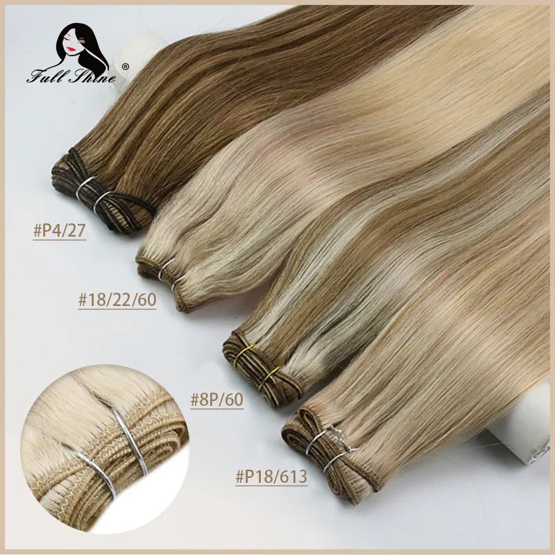 Remy Russian Weft Hair Extensions: 100% Natural Hair