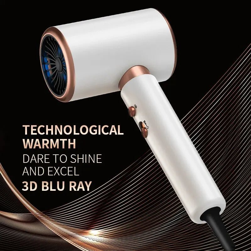 Revolutionary Low Noise Hair Dryer with High-Speed Turbine Airflow
